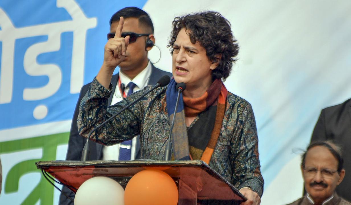 Priyanka Gandhi Vadra to address Congress's women's convention in Bengaluru on Jan 16